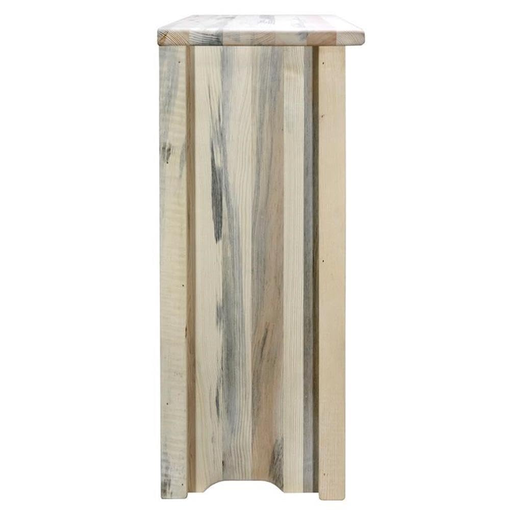 Montana Woodworks Homestead Collection Accent Cabinet - Left Hinged Unfinished Wood Cabinet for Living Room, Bedroom & Entryway Storage