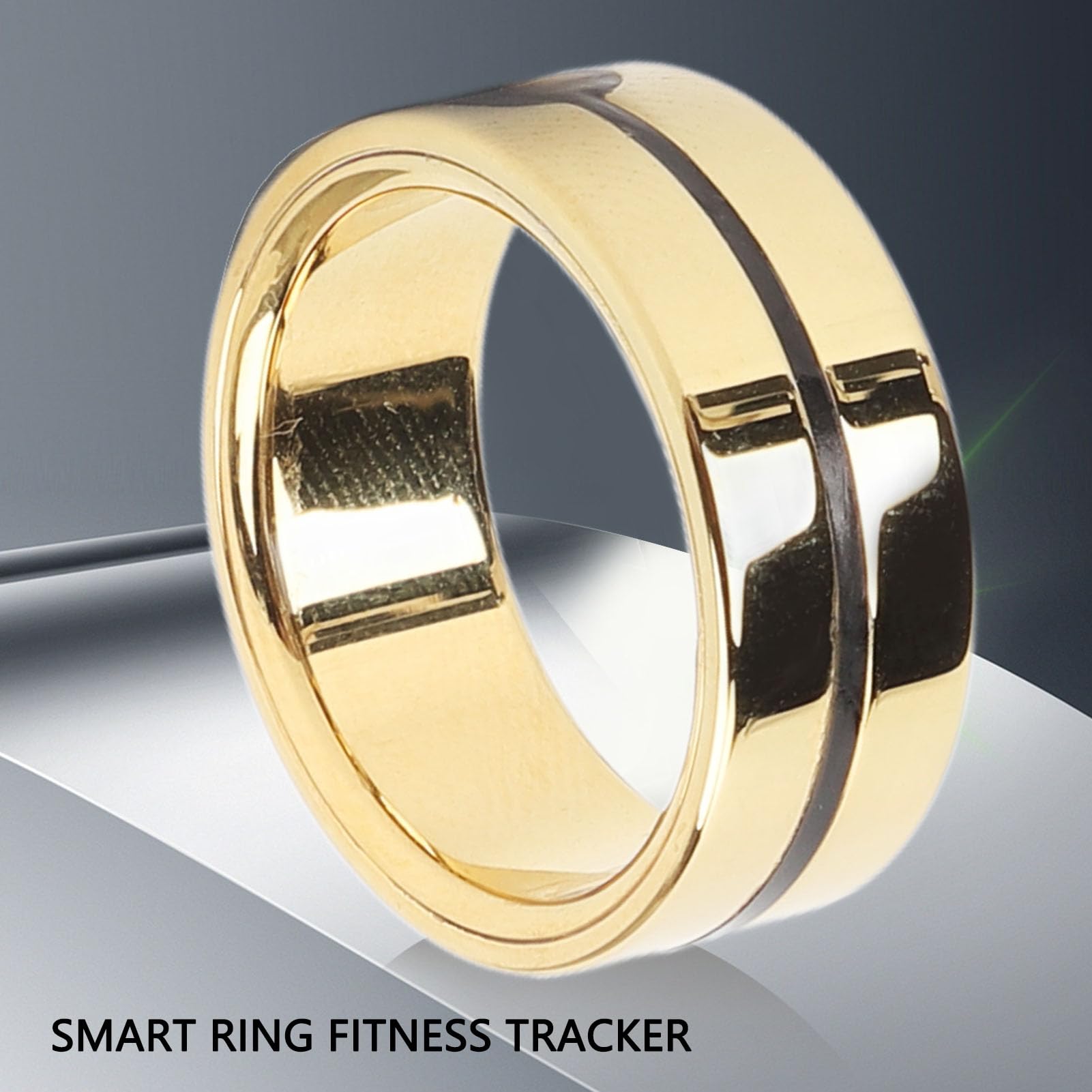 Tosuny Smart Ring Fitness Tracker with Sleep Monitoring, Step Counter, Body Temperature Sensor & Long Standby - Perfect for Sleep Tracking, Daily Activity Monitoring & Health Management