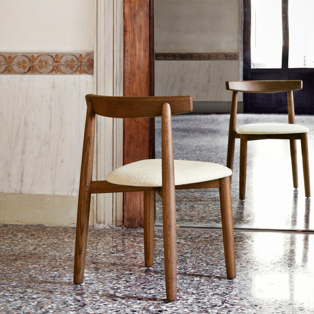 Claretta Bold Chair - Modern Stackable Dining Chair for Home & Office - Perfect for Small Spaces, Restaurants, and Events
