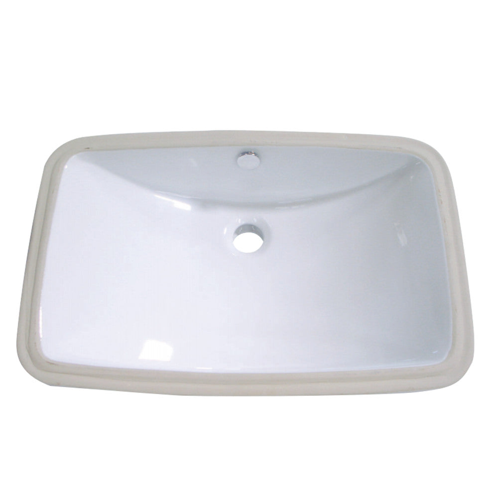 Premium Undermount Bathroom Sink - Modern Porcelain Vanity Basin with Overflow, Easy to Clean & Space-Saving Design for Bathroom Renovation, Powder Room & Guest Bath Installation