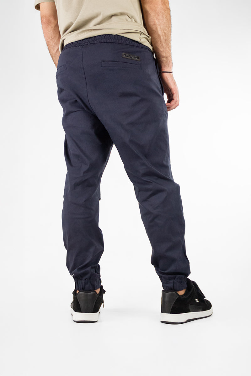 OCN H Columbus Men's Navy Blue Pants - Comfortable Casual Trousers for Work, Travel & Outdoor Activities