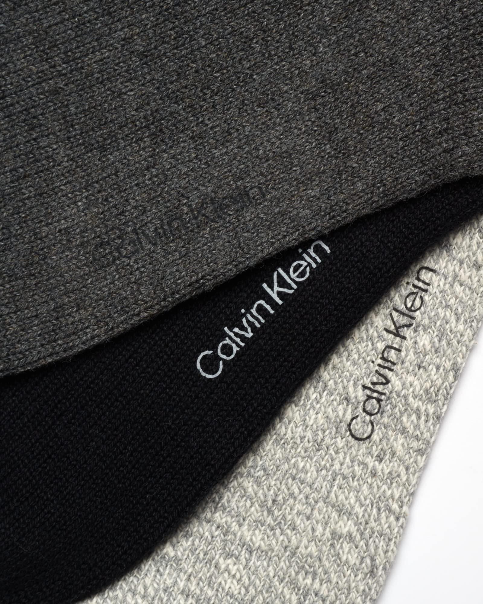Calvin Klein Men's Cotton Blend Crew Socks 6-Pack - Lightweight, Breathable & Comfortable for Everyday Wear, Workout & Casual Outfits