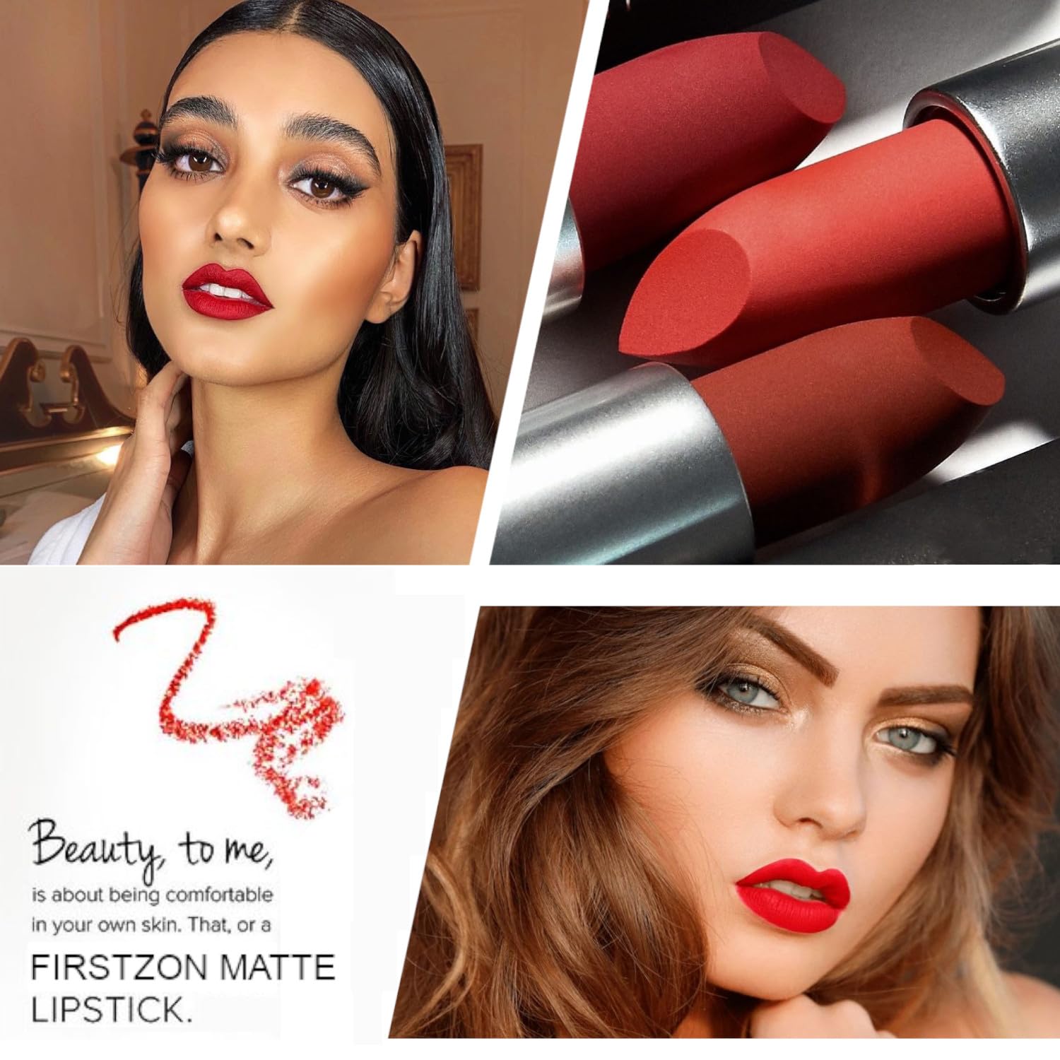 VARS LONDON ADS Balm Super Matte Lipstick - 12 Piece Combo Pack | Amplified Cream Lipstick for Long-Lasting Wear - Perfect for Parties, Date Nights & Everyday Makeup