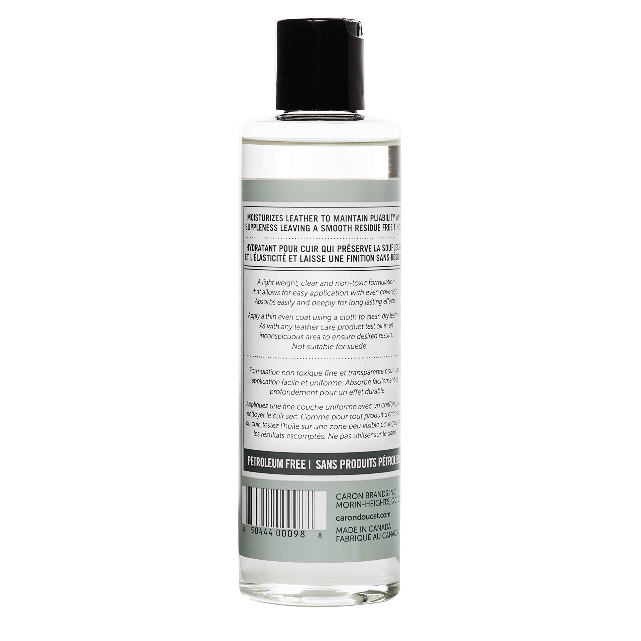 Caron & Doucet - 100% Natural Leather Oil & Conditioner for Repair & Restoration | Best for Shoes, Boots, Couches, Car Seats, Purses, Jackets, Saddles & Tack | Perfect for Leather Care & Maintenance at Home or On-the-Go