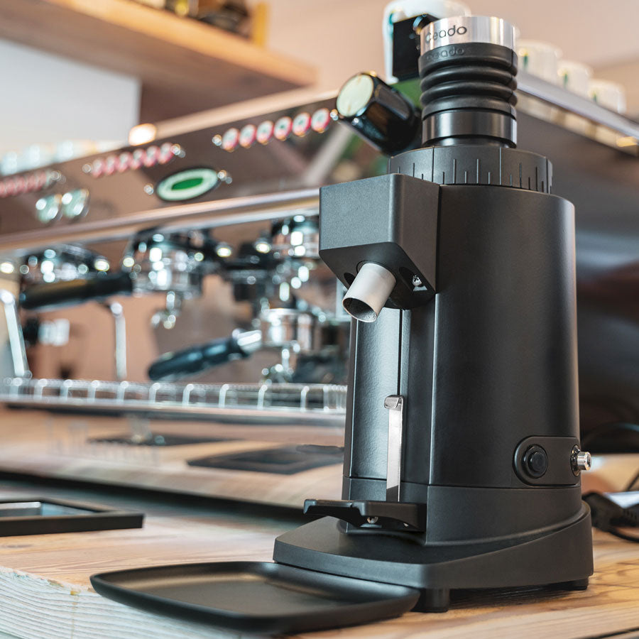 Ceado E5SD Single Dose Espresso Grinder - Premium Black Coffee Grinder for Home Baristas | Perfect for Espresso, Latte & Cappuccino Making