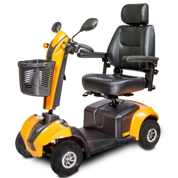 EV Rider CityRider 4-Wheel Mobility Scooter for Adults - Lightweight Electric Scooter with Comfortable Seat & Long Battery Life - Ideal for Shopping, Travel & Outdoor Activities