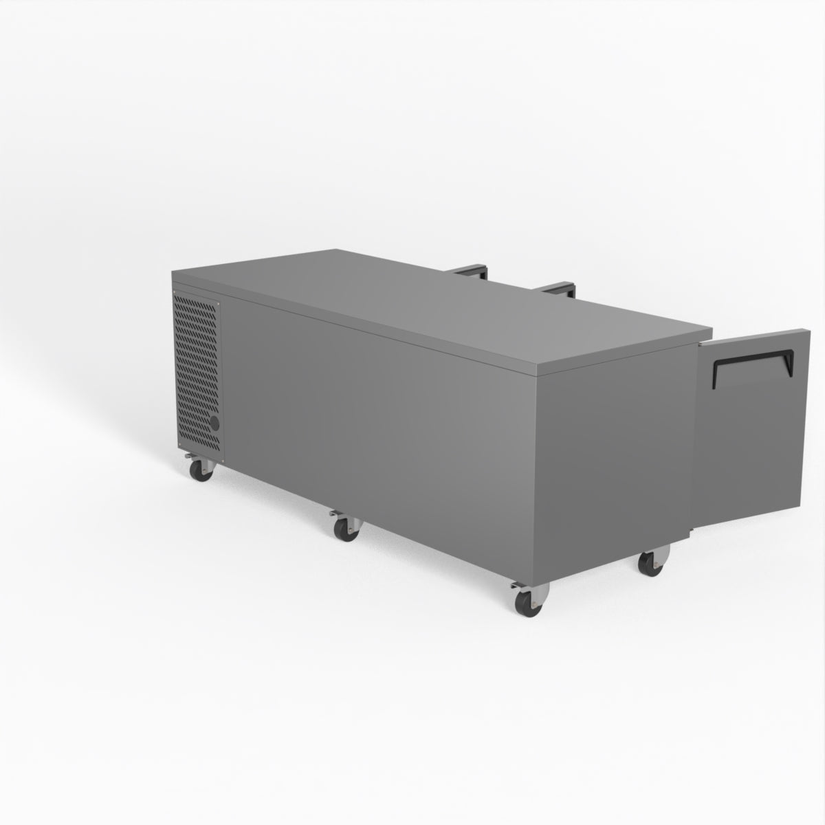 AG 3-Door Commercial Refrigerator - 800mm Depth Under Counter Fridge for Restaurants, Bars & Kitchens | Heavy-Duty Stainless Steel Worktop Freezer