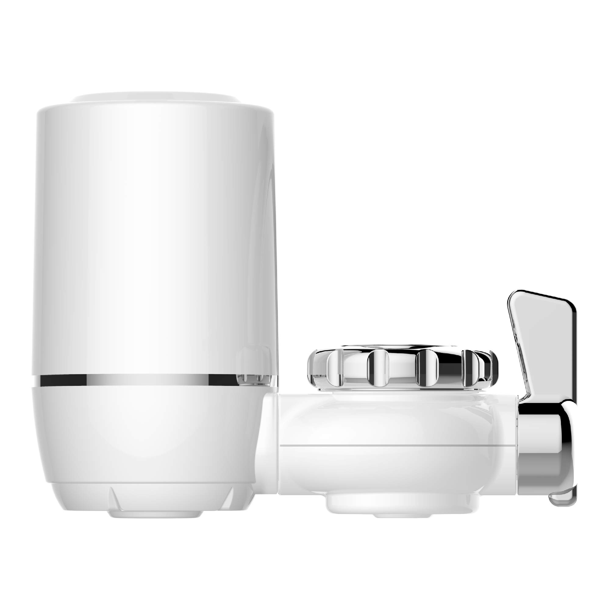 Amazon Basics NSF Certified Faucet Water Filter - Removes Impurities for Clean, Great-Tasting Drinking Water | Perfect for Kitchen Sink, RV, and Office Use