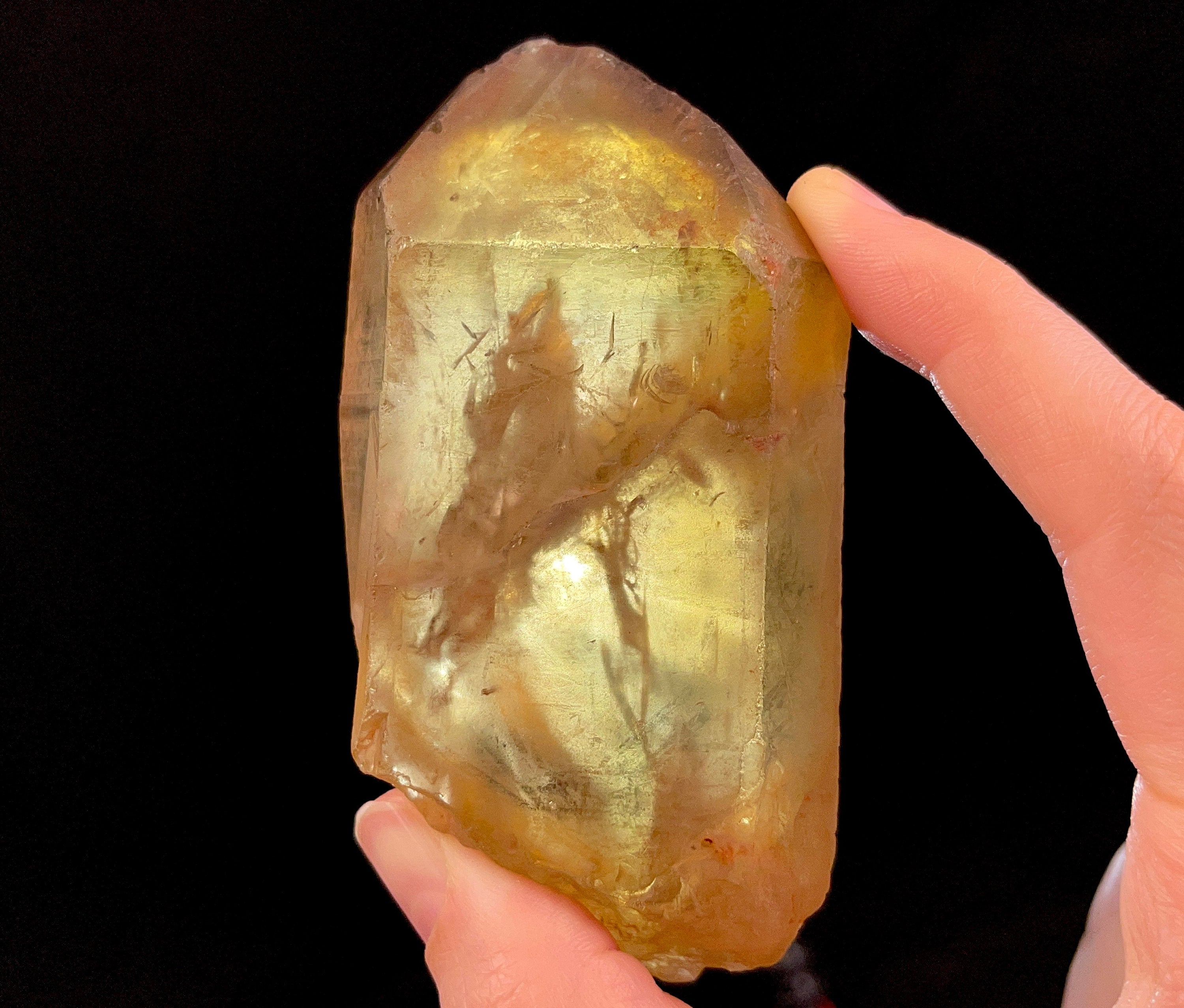 Natural CITRINE Raw Crystal Point - Healing Stone, November Birthstone, Spiritual Decor, Raw Gemstone Collection for Home & Office | Perfect for Meditation, Reiki, Feng Shui & Crystal Healing
