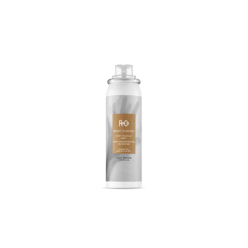 R+Co Bright Shadows Root Touch Up Spray - Quick & Easy Hair Color Cover for Gray Roots - Perfect for Touch-Ups Between Salon Visits & On-The-Go Use