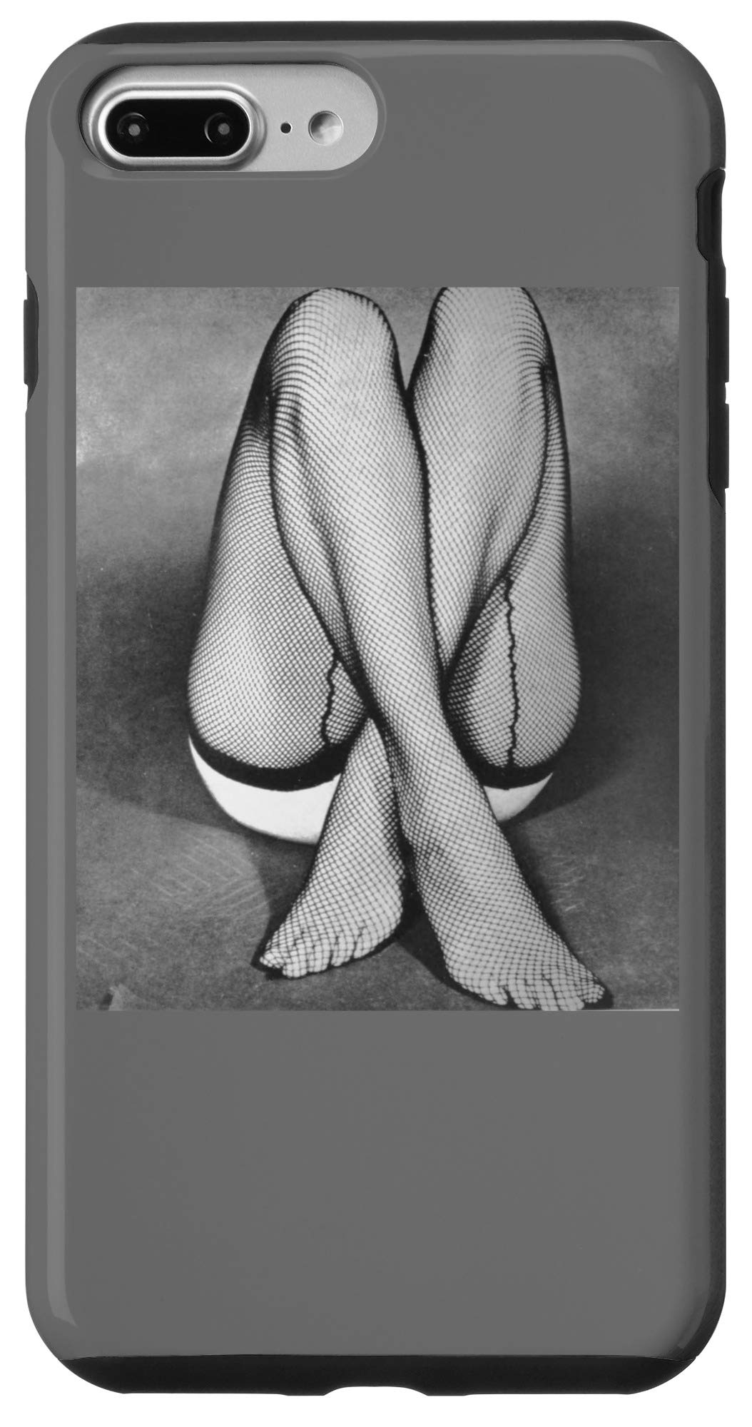 Vintage Fishnet Stockings iPhone 7 Plus/8 Plus Phone Case - Sexy Legs Design for Fetish Lovers - Perfect for Cosplay, Halloween & Boudoir Photography