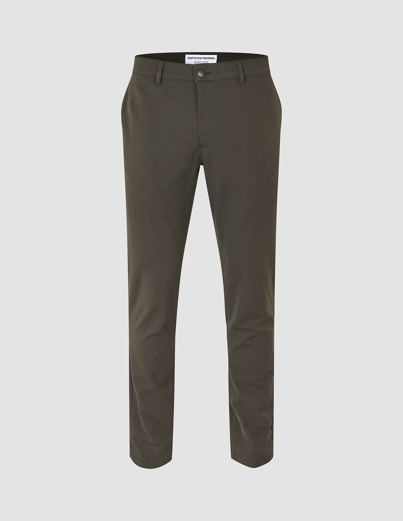 GEN2 Slim Fit Signature Green Pants for Men - Comfortable & Stylish Casual Wear for Work, Travel & Everyday Use