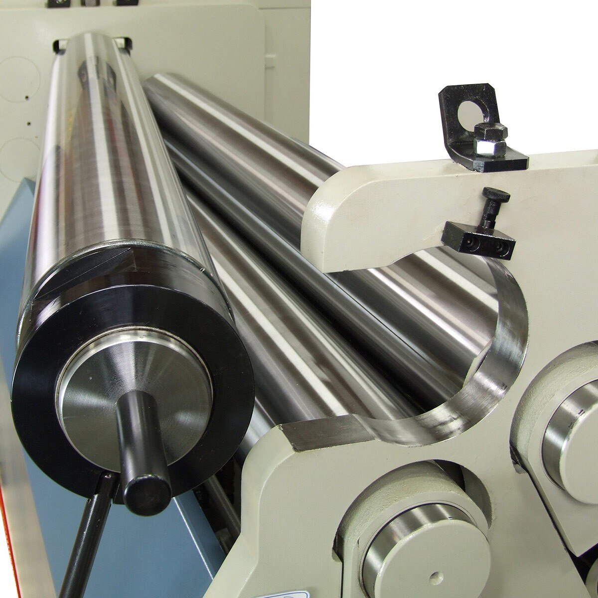 Baileigh Industrial BA9 1006517 Plate Roll PR 409 - Heavy Duty Metal Plate Rolling Machine for Sheet Metal Fabrication | Perfect for Workshops, Construction Sites, and Industrial Manufacturing