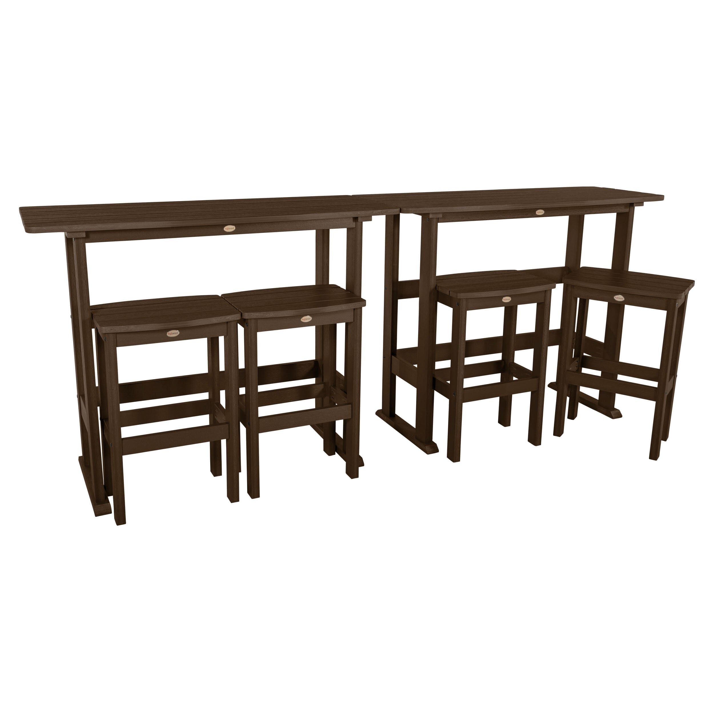 Lehigh 6-Piece Bar Height Balcony Patio Set - Outdoor Dining & Relaxing Furniture for Small Spaces