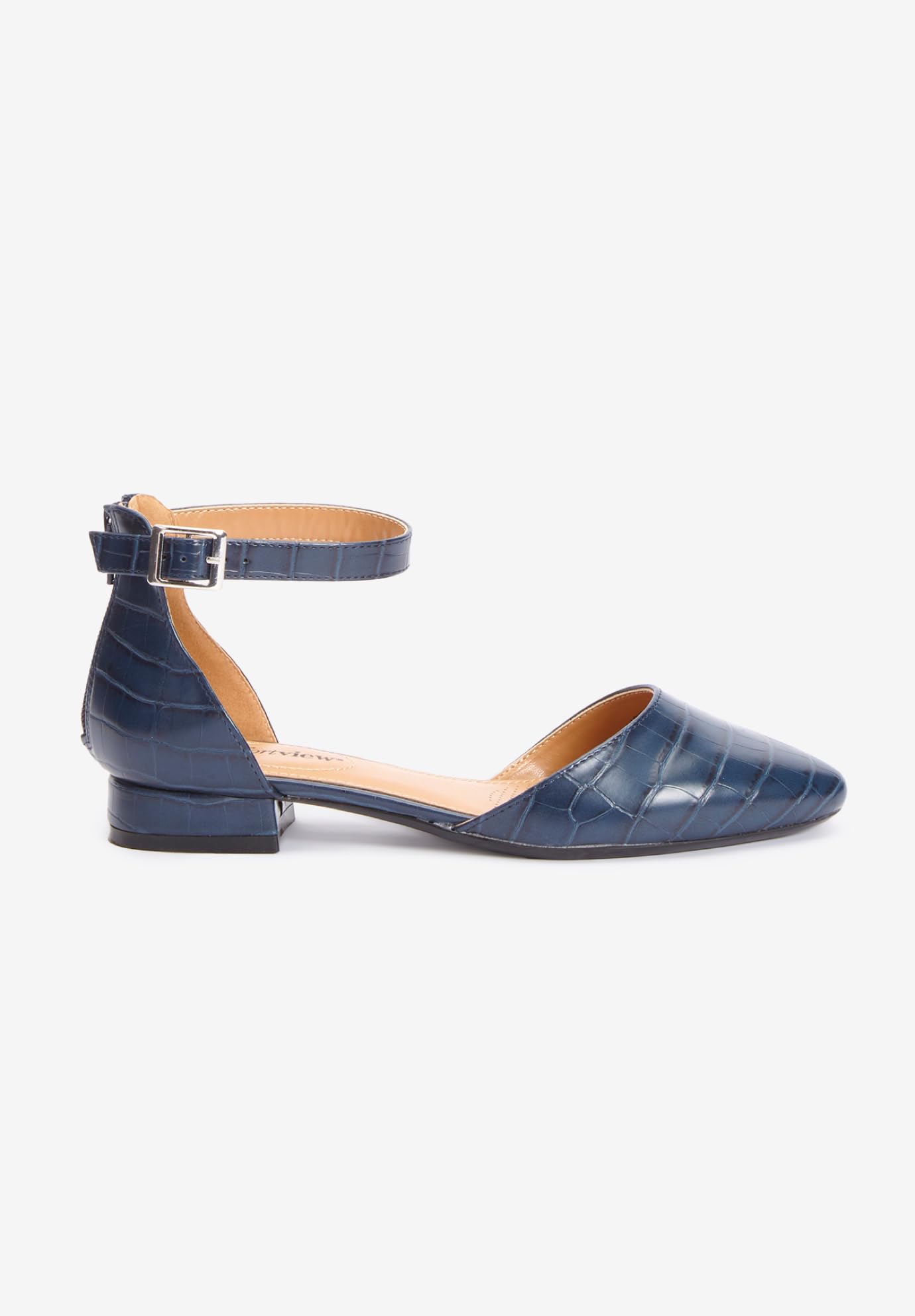 Comfortview Women's Wide Width The Loucia Pump - Comfortable Heels for Work, Office & Dressy Occasions | Slip-Resistant & Supportive Shoes for All-Day Wear