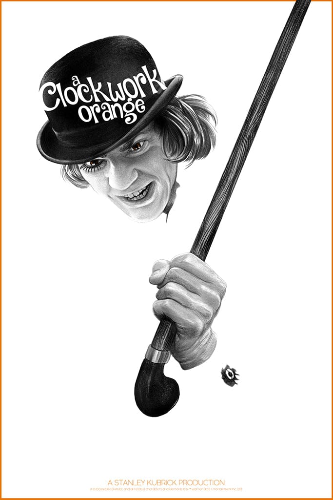 Clockwork Orange Movie Poster - Vintage Aesthetic Wall Art for Home, Office & Gifts - Classic Film Decor for Movie Lovers & Collectors