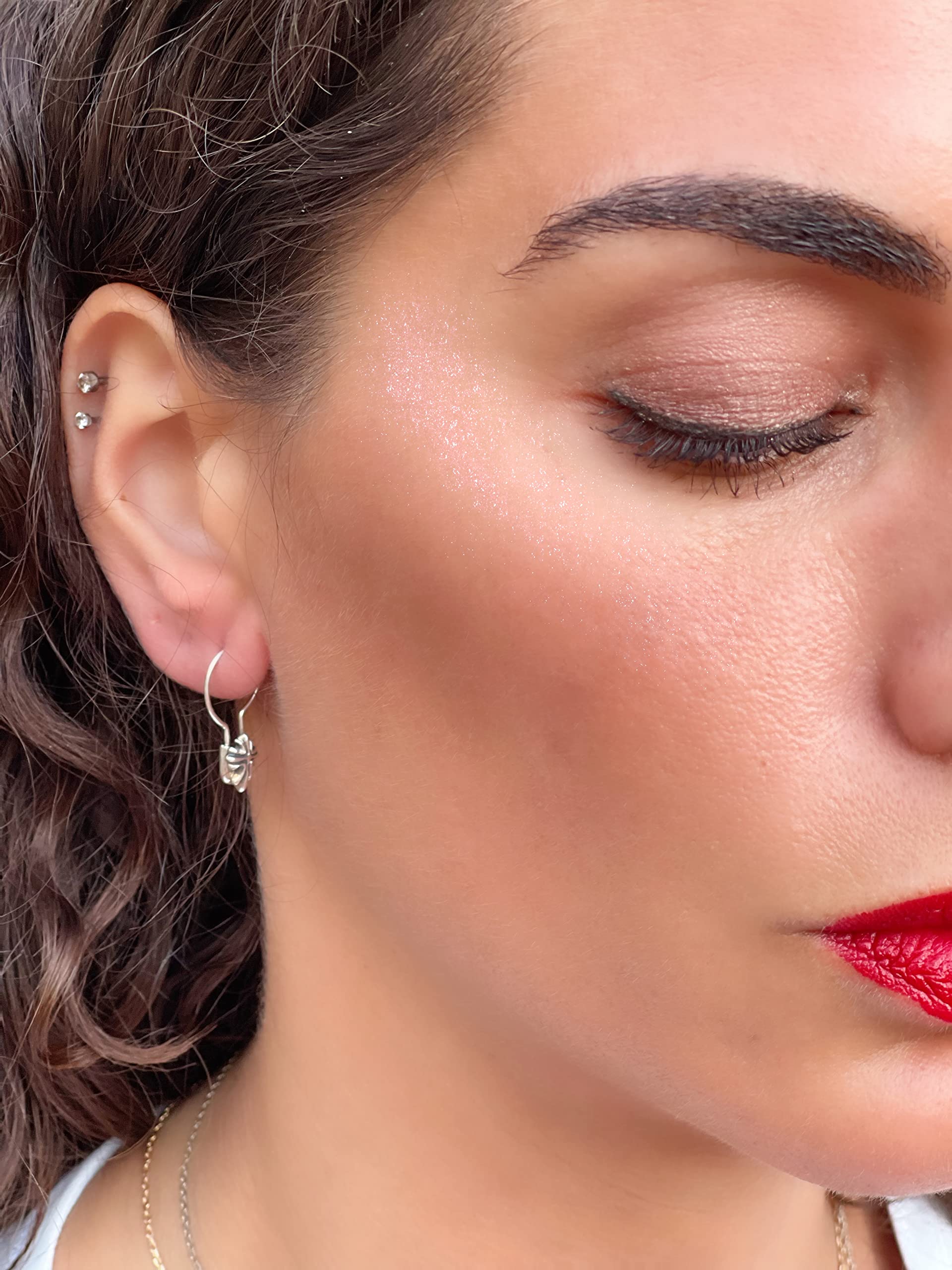 Monte Christo Gold Safety Pin Hoop Earrings for Women - Single Earring, Dainty Charm Jewelry Gift - Made in USA - Perfect for Casual Wear, Parties & Unique Fashion Statements