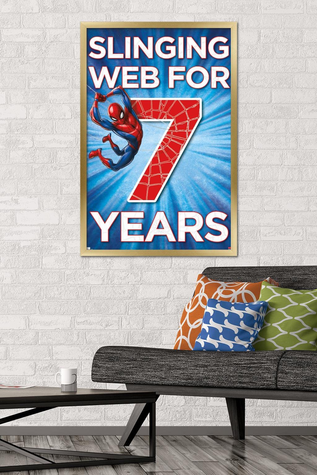 Marvel Spider-Man 7th Birthday Wall Poster - 34