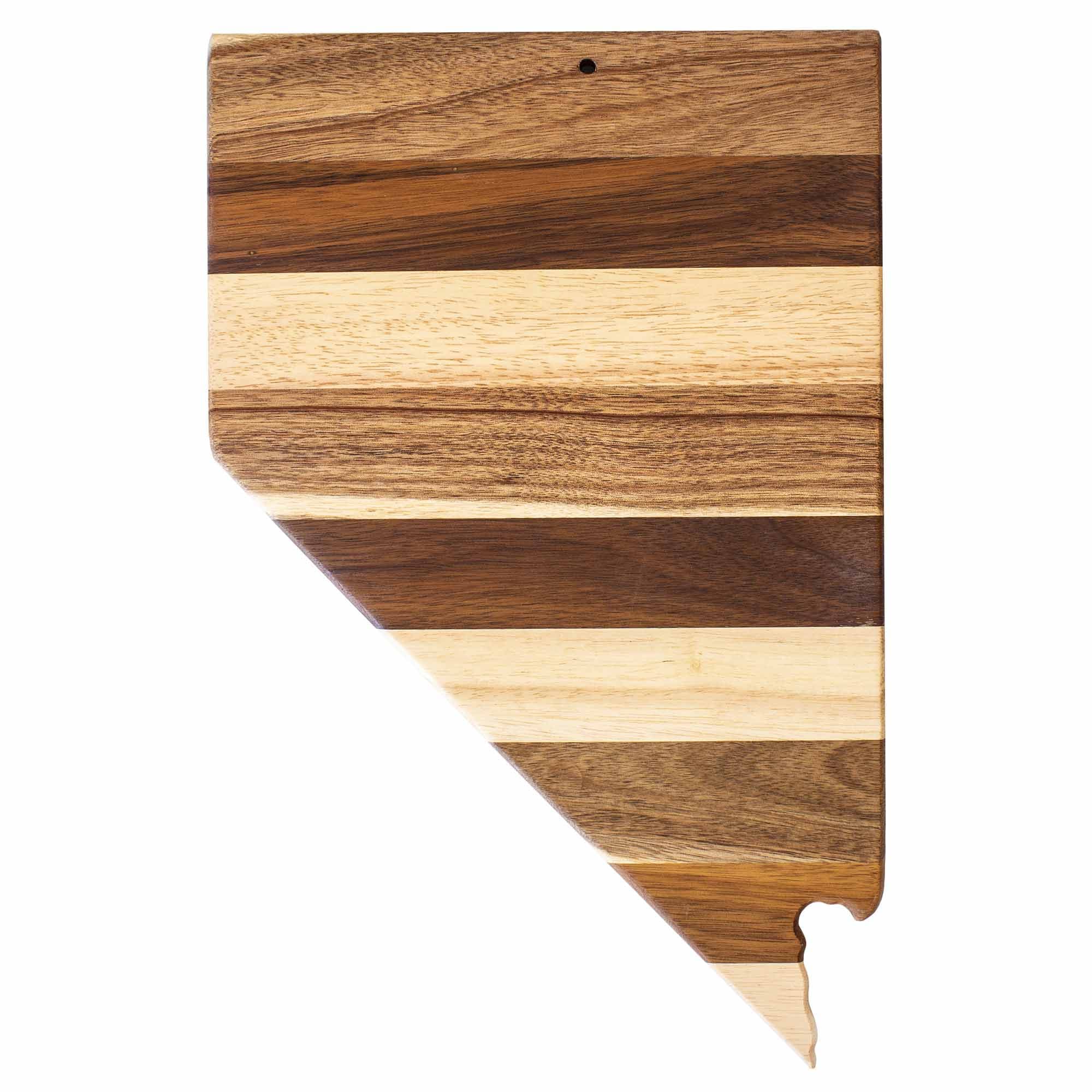 Rock & Branch® Shiplap Series Nevada Cutting Board - Premium Wooden Chopping Board for Kitchen, Perfect for Slicing, Dicing & Serving - Ideal for Home Chefs & Entertaining Guests
