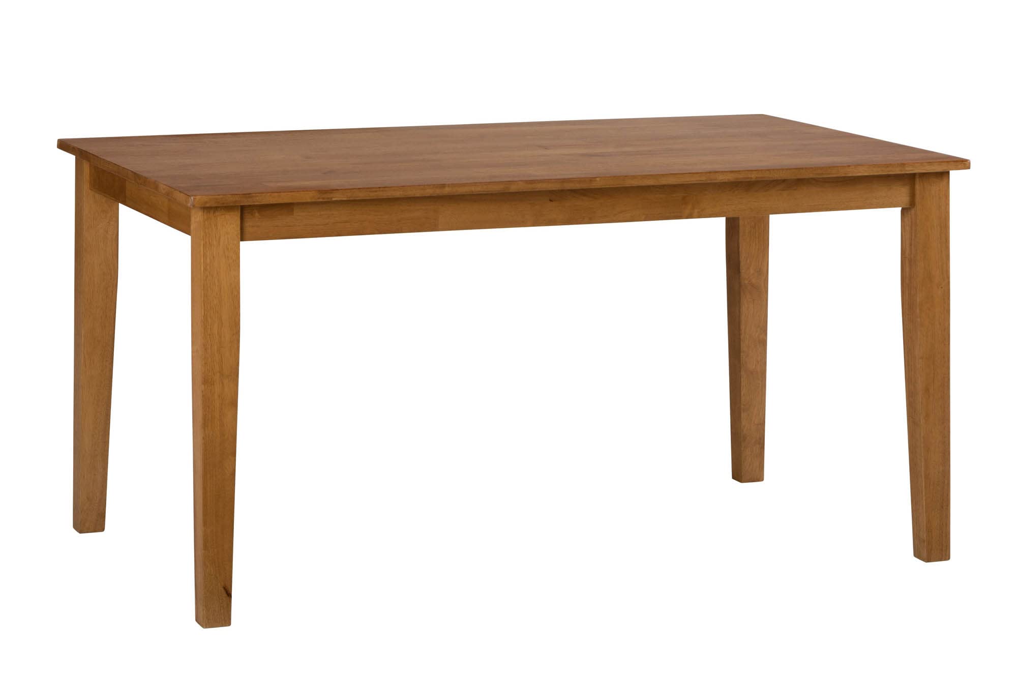 Jofran Simple Rectangle Dining Table 36x60x30 Inches - Honey Finish - Modern Kitchen & Dining Room Furniture for Small Spaces & Apartments