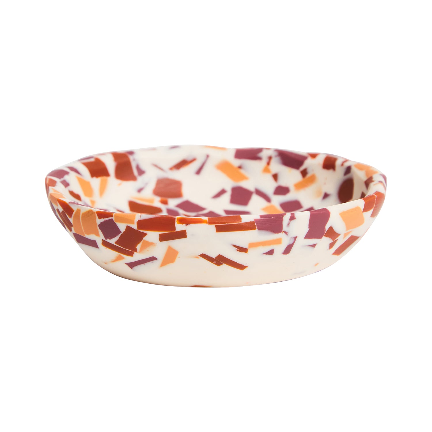 Una Mini Bowl - Stylish Nougat Terrazzo Design | Perfect for Snacks, Salads & Home Decor | Durable Ceramic Serving Dish for Kitchen & Dining