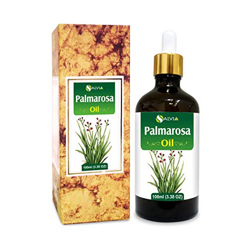 100% Pure Palmaros Oil with Dropper - 100ml Undiluted Natural Essential Oil for Aromatherapy, Massage & Skin Care