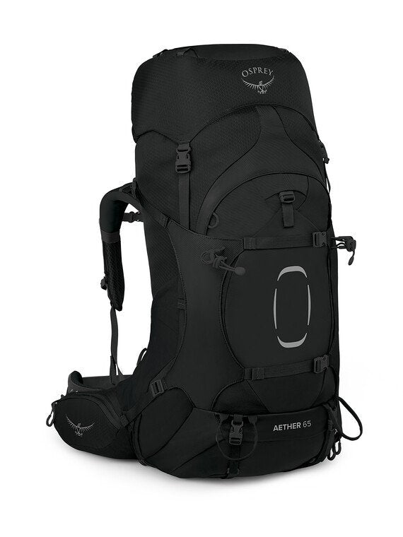 Osprey Aether 65 Extended Fit Backpack - Lightweight Hiking Pack for Men & Women, 65L Capacity for Multi-Day Treks & Outdoor Adventures