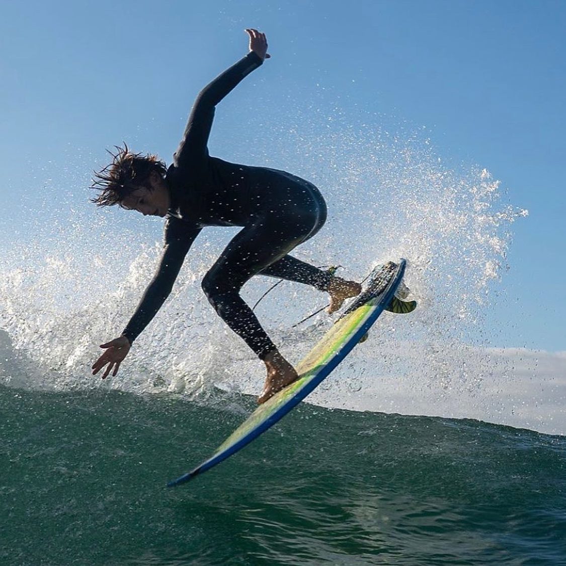 O'Neill Youth 4/3mm Full Ninja Chest Zip Wetsuit - Black/Ultra Blue/Digital Glow for Surfing, Diving & Water Sports