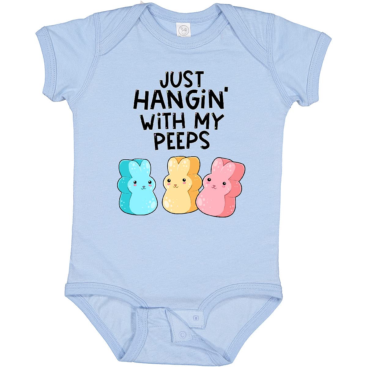 Easter Baby Bodysuit - 'Just Hangin' with My Peeps' Cute Holiday Outfit for Infants | Perfect for Easter Photos, Family Gatherings & Spring Celebrations