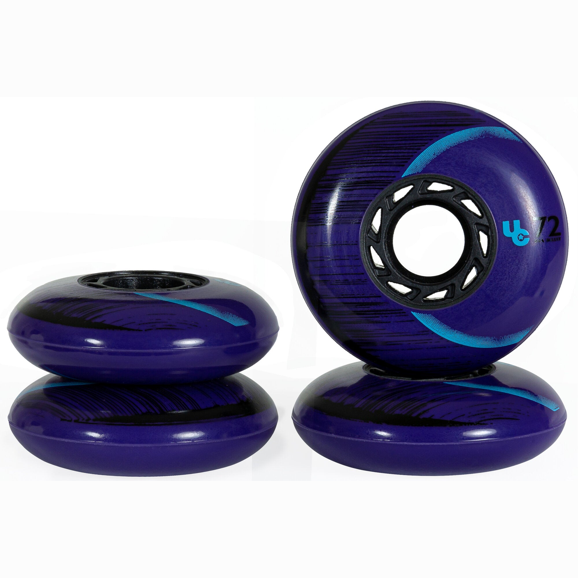 Cosmic Eclipse 72/86A - 4 Pack Premium Skateboard Wheels for Smooth Cruising & Street Skating | Perfect for Beginners & Pro Skaters