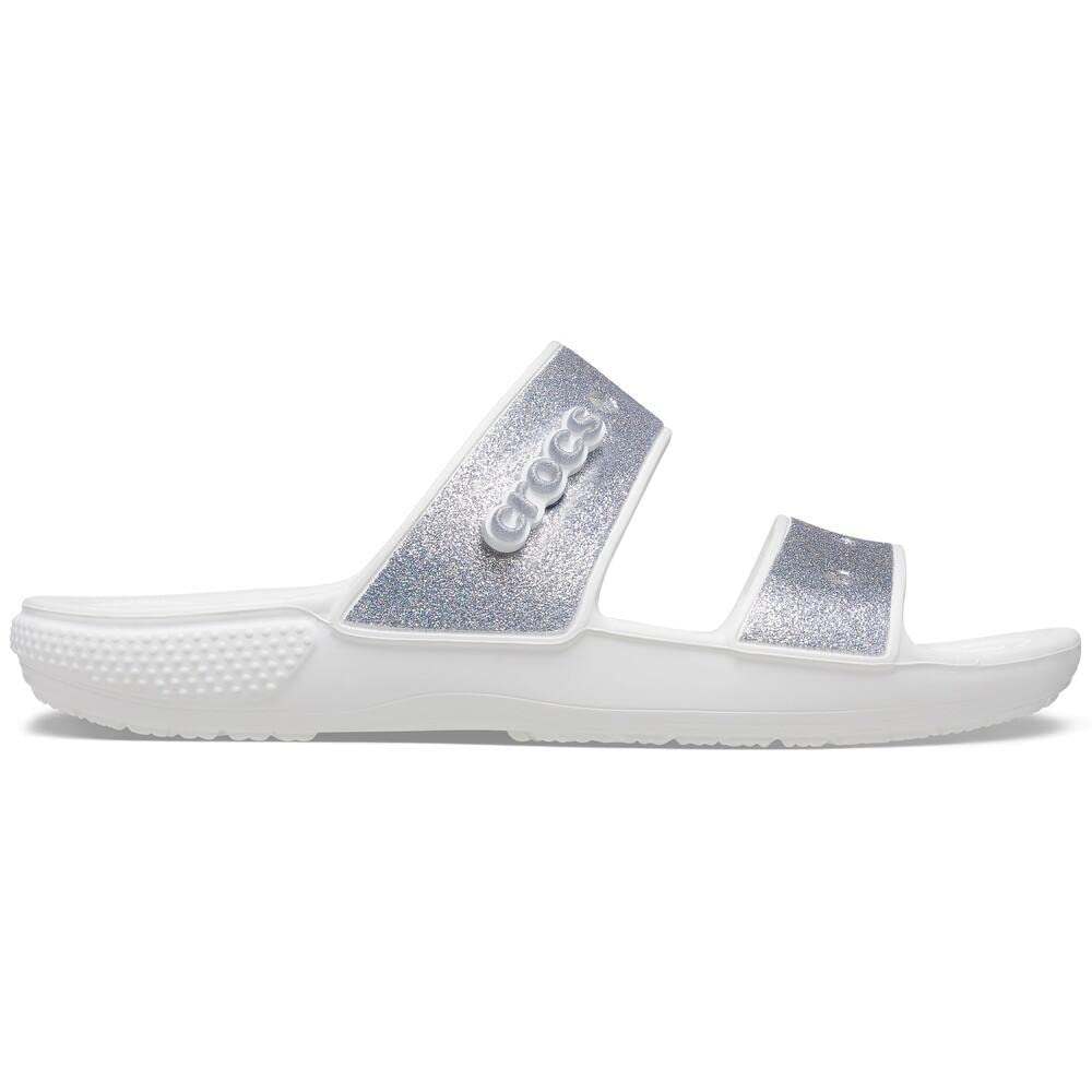 Crocs Unisex Classic Tie Dye Two-Strap Sandals - Comfortable Slip-On Slides for Men & Women | Perfect for Beach, Pool, and Casual Wear