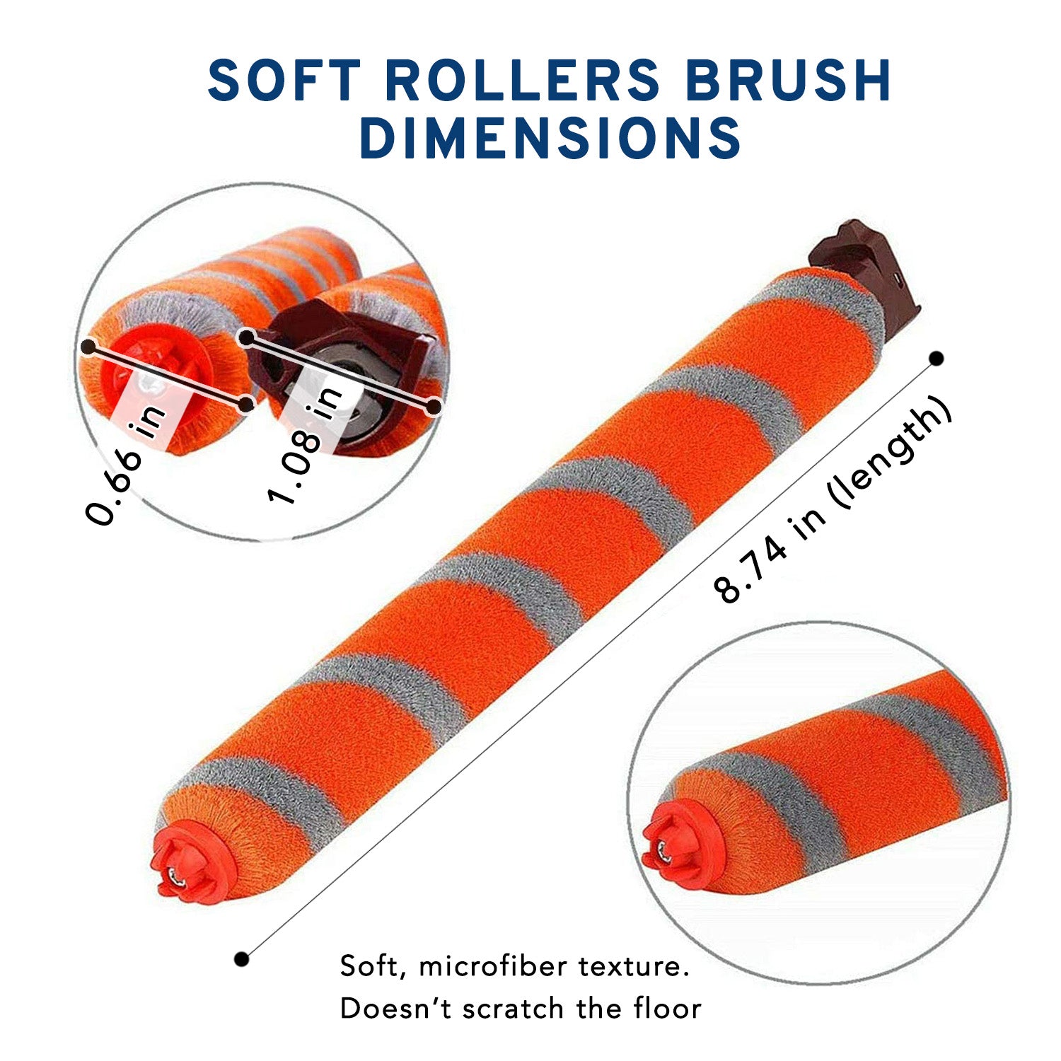 Shark NV800 NV801Q NV803 DuoClean Vacuum Replacement Bristle Brush - Compatible with Shark DuoClean Upright Vacuums for Deep Cleaning Carpets and Hard Floors