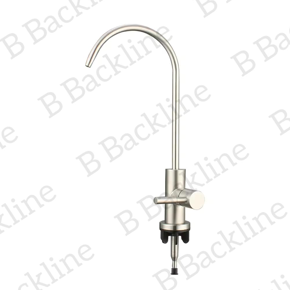360° Rotatable Stainless Steel RO Water Purifier Faucet - Brushed Nickel Finish | Compatible with All Under Sink RO Systems | Perfect for Kitchen Sink Installation & Pure Drinking Water Access