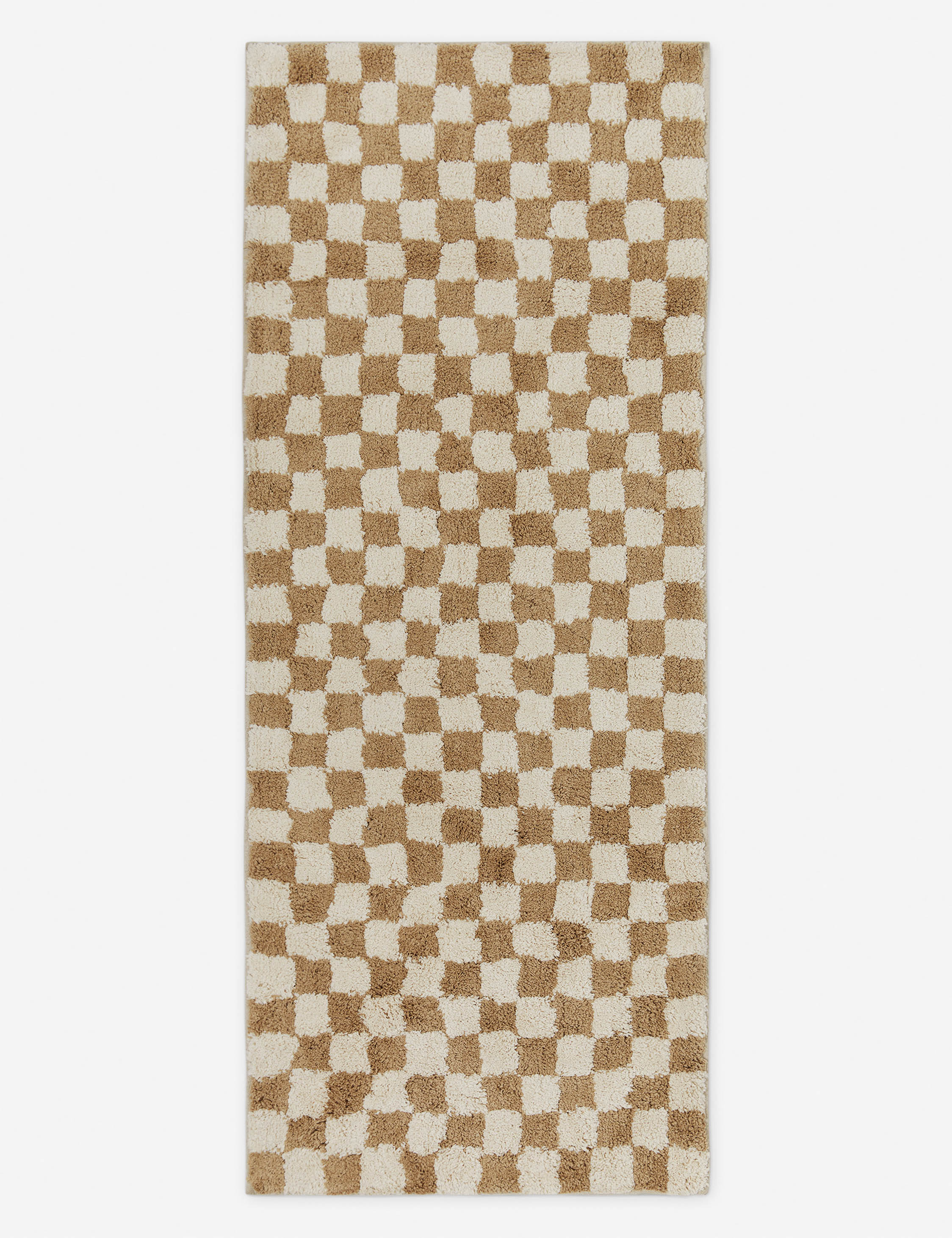 Checkerboard Bath Mat by Sarah Sherman Samuel - Non-Slip Bathroom Rug for Modern Home Decor - Perfect for Bathroom, Spa, and Shower Use