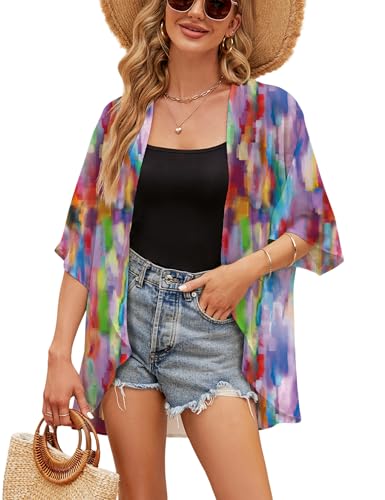 Tie-dyed
