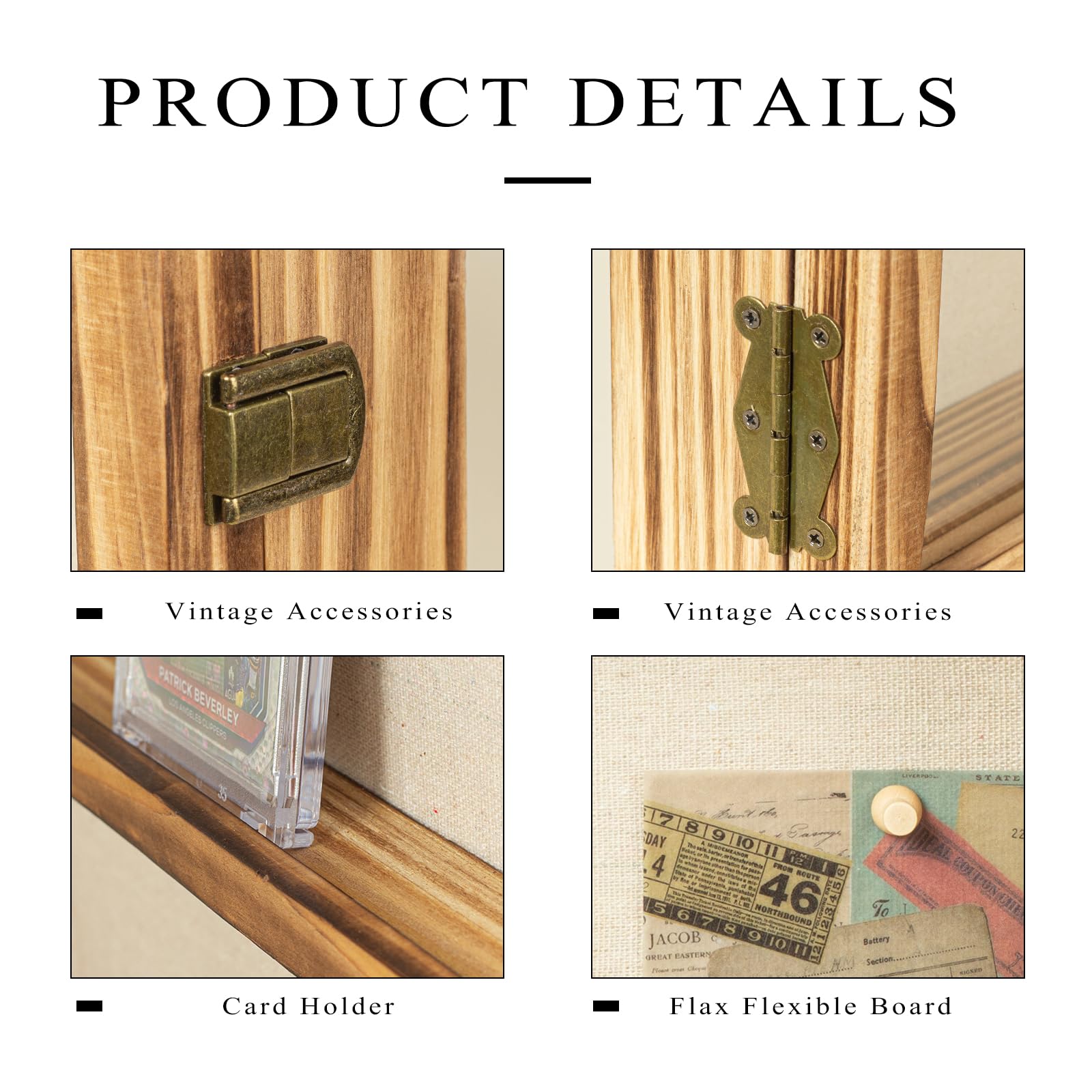 Premium Baseball Trading Card Display Case - UV Protection Graded Sports Card Shadow Box with Glass Front - Perfect for Collectors & Hobbyists - Ideal for Showcasing Rare Cards at Home or in Sports Memorabilia Displays