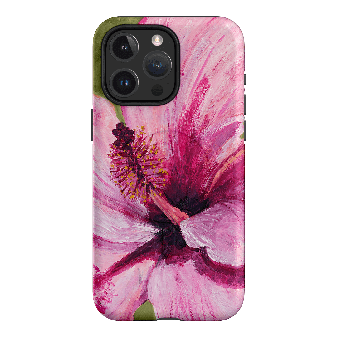 Premium Hibiscus Floral Phone Case - Trendy Protective Cover for iPhone & Samsung - Perfect for Summer, Vacations & Boho Style Lovers