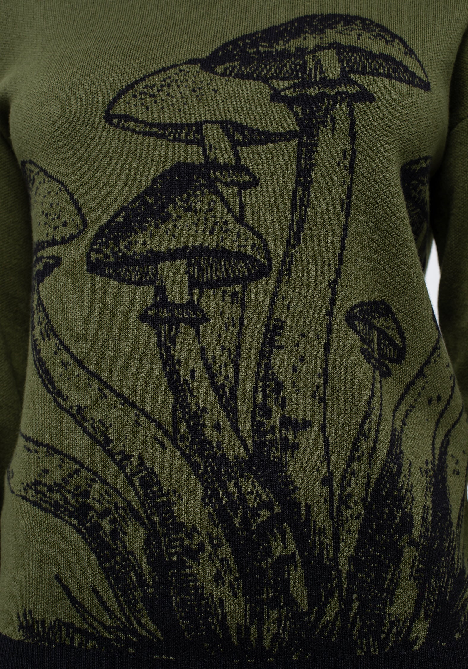 Unisex Mushroom Print Sweater - Trendy & Comfortable Jumper for Men & Women - Perfect for Casual Outfits & Fall Fashion