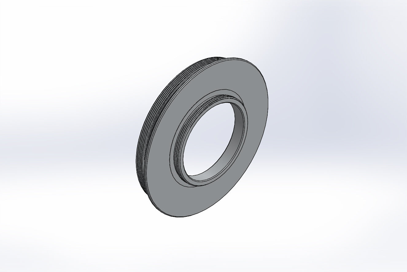 Optec DSI 3.5x24tpi to STL 2.156x24tpi Adapter (19914) - Hydraulic Fitting Converter for Industrial Equipment and Machinery