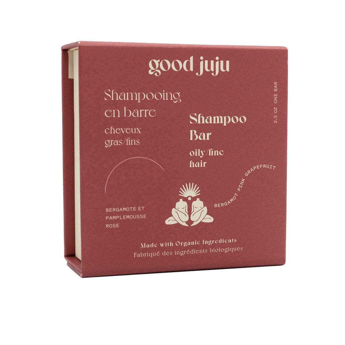 Good Juju Volumizing Shampoo Bar for Thicker Hair - Natural & Sulfate-Free Hair Care for Daily Use at Home or Travel