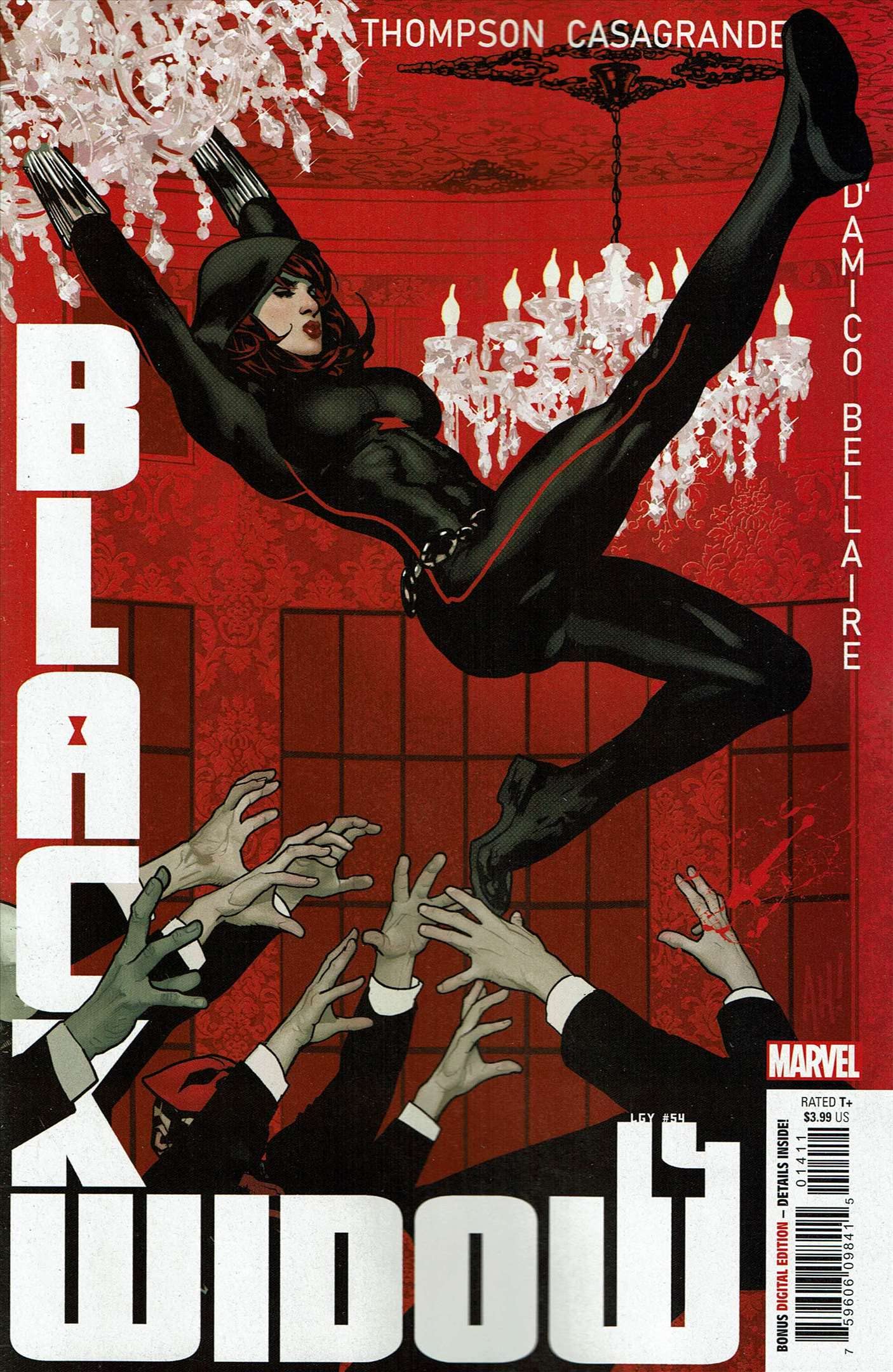 Black Widow #14 VF/NM Marvel Comic Book - 8th Series by Adam Hughes | Collectible Superhero Graphic Novel for Fans & Investors | Perfect for Display, Gifts & Comic Collections