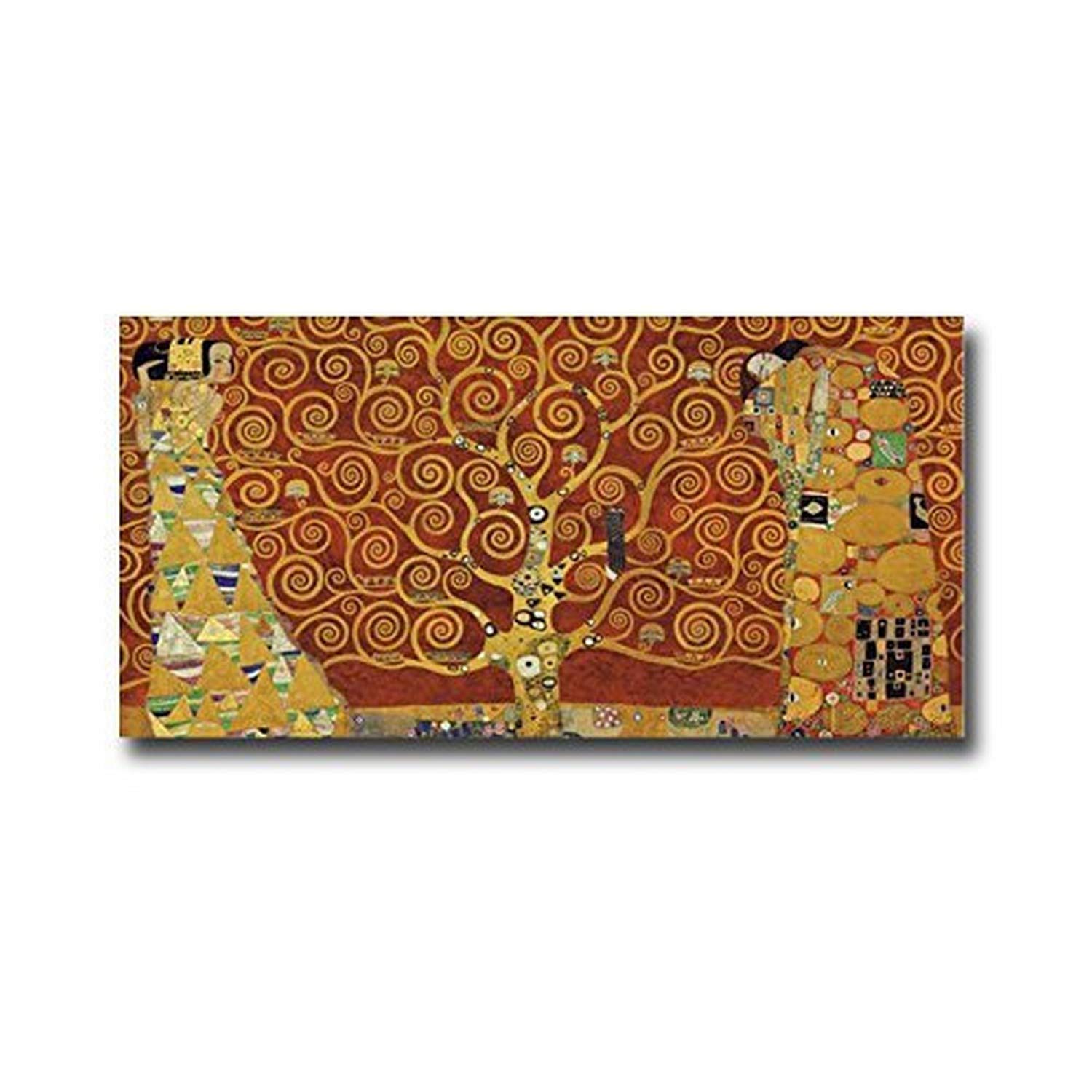 Artistic Home Gallery 2448A709SAG The Tree of Life Red Wall Art - Hand Painted Canvas Painting for Living Room, Bedroom Decor - Perfect for Home, Office & Gift Giving