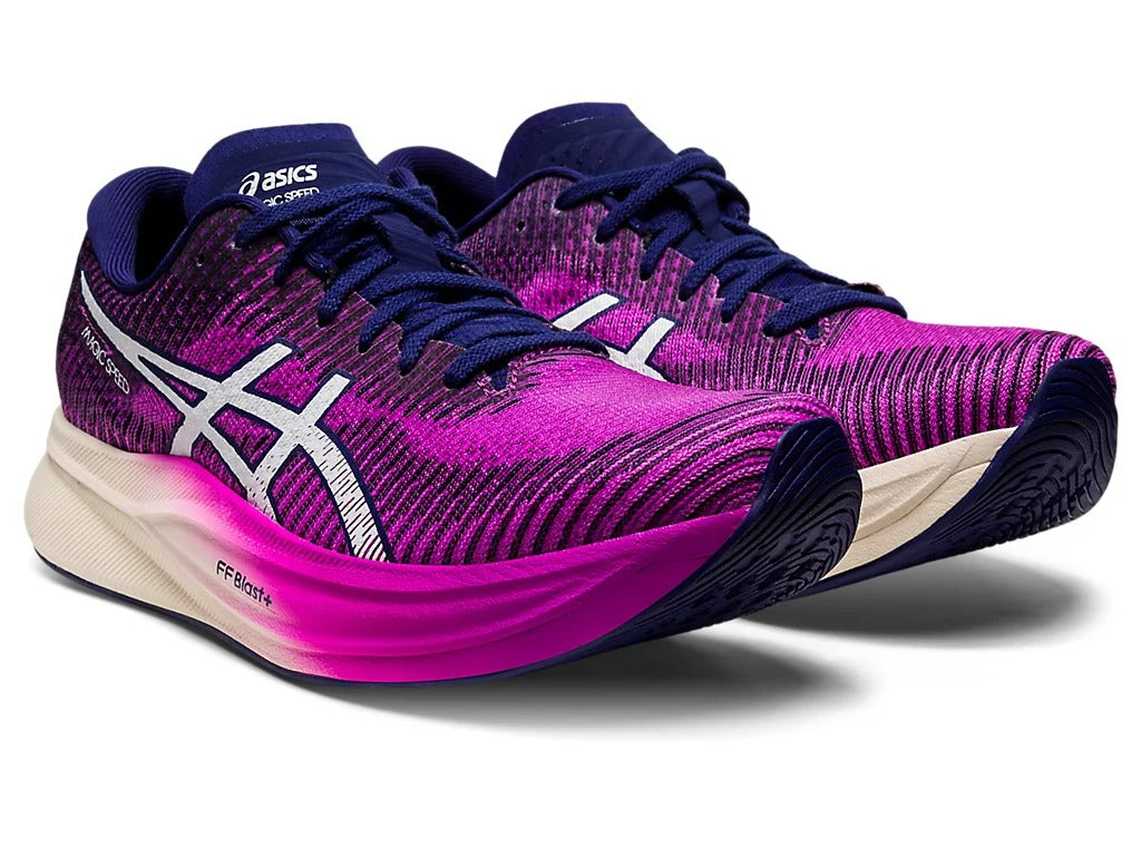 ASICS Women's MAGIC SPEED 2 Running Shoes - Lightweight & Responsive for Road Racing & Training - Orchid/White Colorway