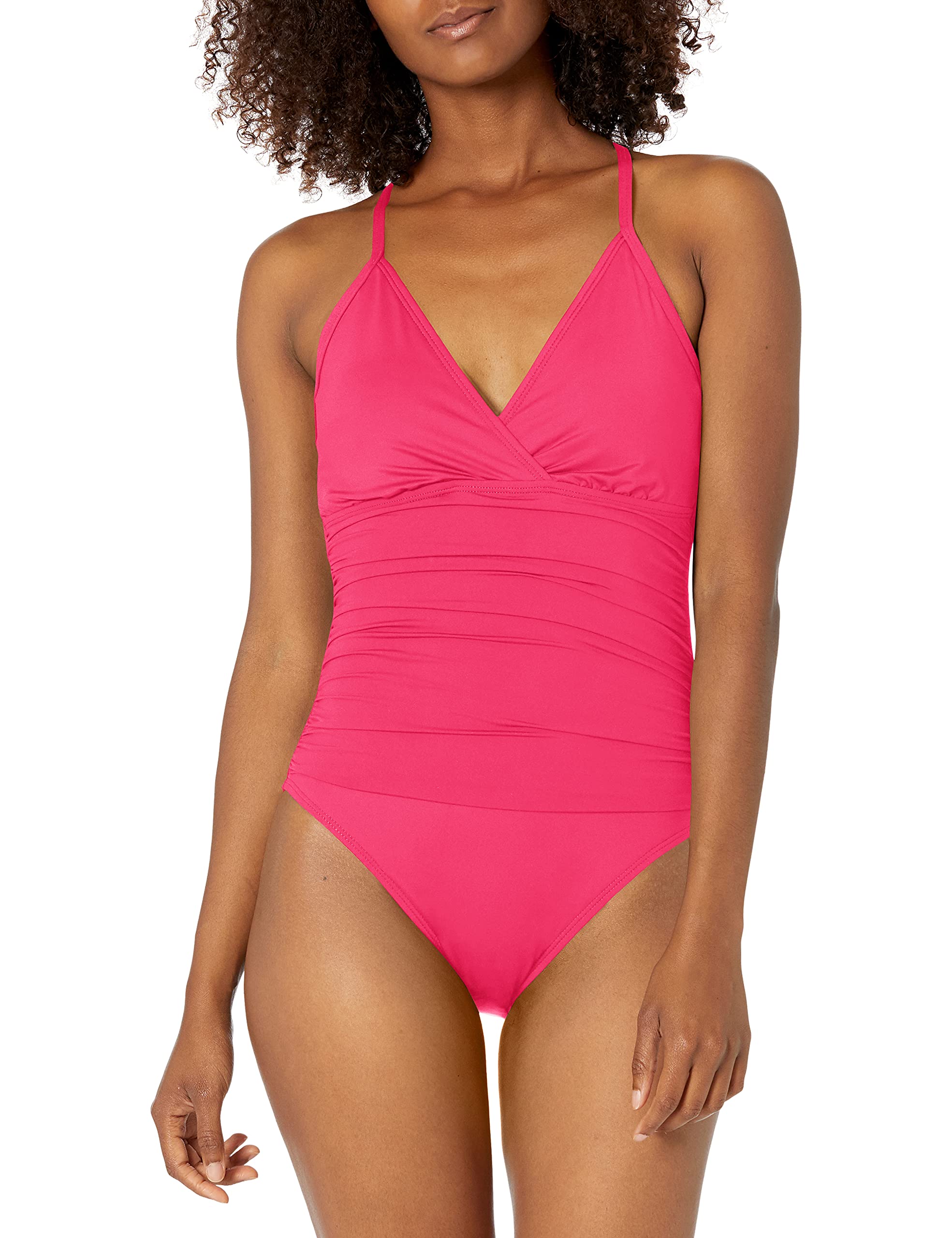 La Blanca Women's One Piece Swimsuit - Underwire Bikini Top with Double Strappy Back, Island Goddess Design | Perfect for Beach Vacations, Pool Parties & Summer Getaways