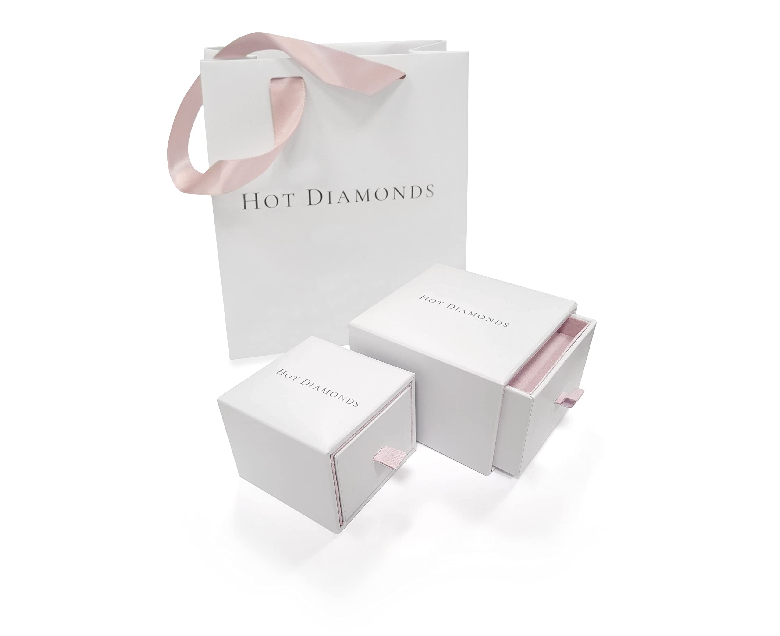 Hot Diamonds DN096 Sterling Silver Infinity Necklace for Women - Elegant Jewelry Gift for Her, Perfect for Anniversaries, Birthdays & Special Occasions