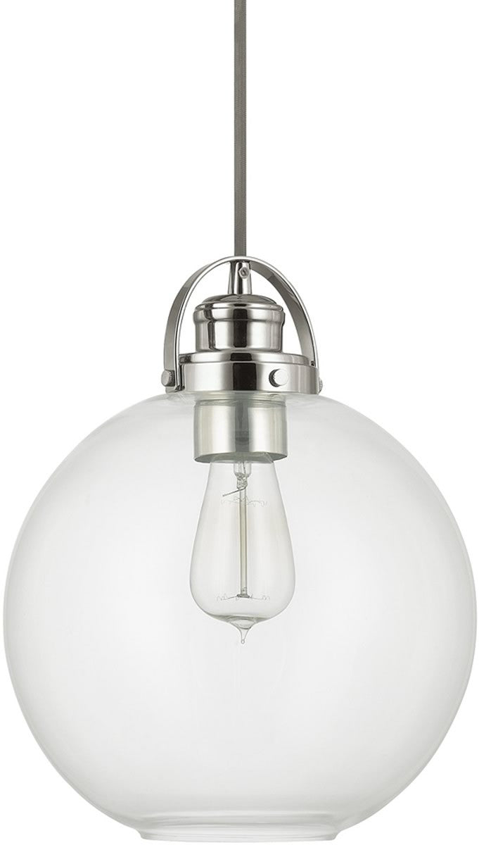 10W Mini Pendant Light Fixture - Polished Nickel Finish - Perfect for Kitchen Island, Dining Room, or Entryway Lighting