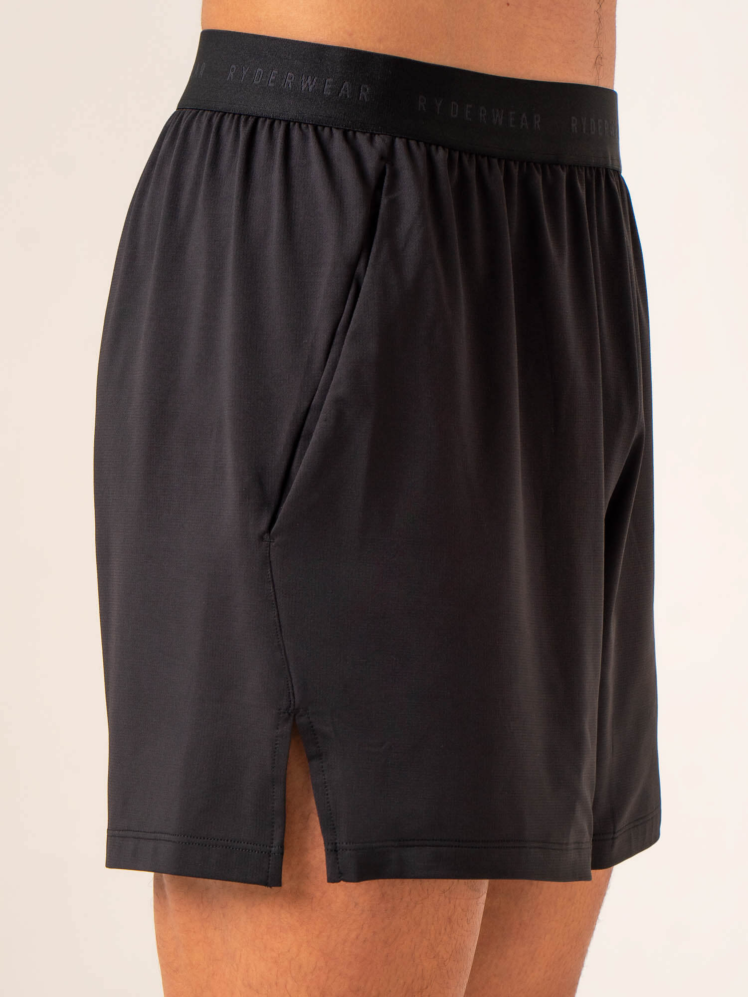 Terrain Mesh Gym Shorts for Men - Breathable Workout Shorts with Quick-Dry Fabric - Perfect for Running, Training & Outdoor Activities - Black