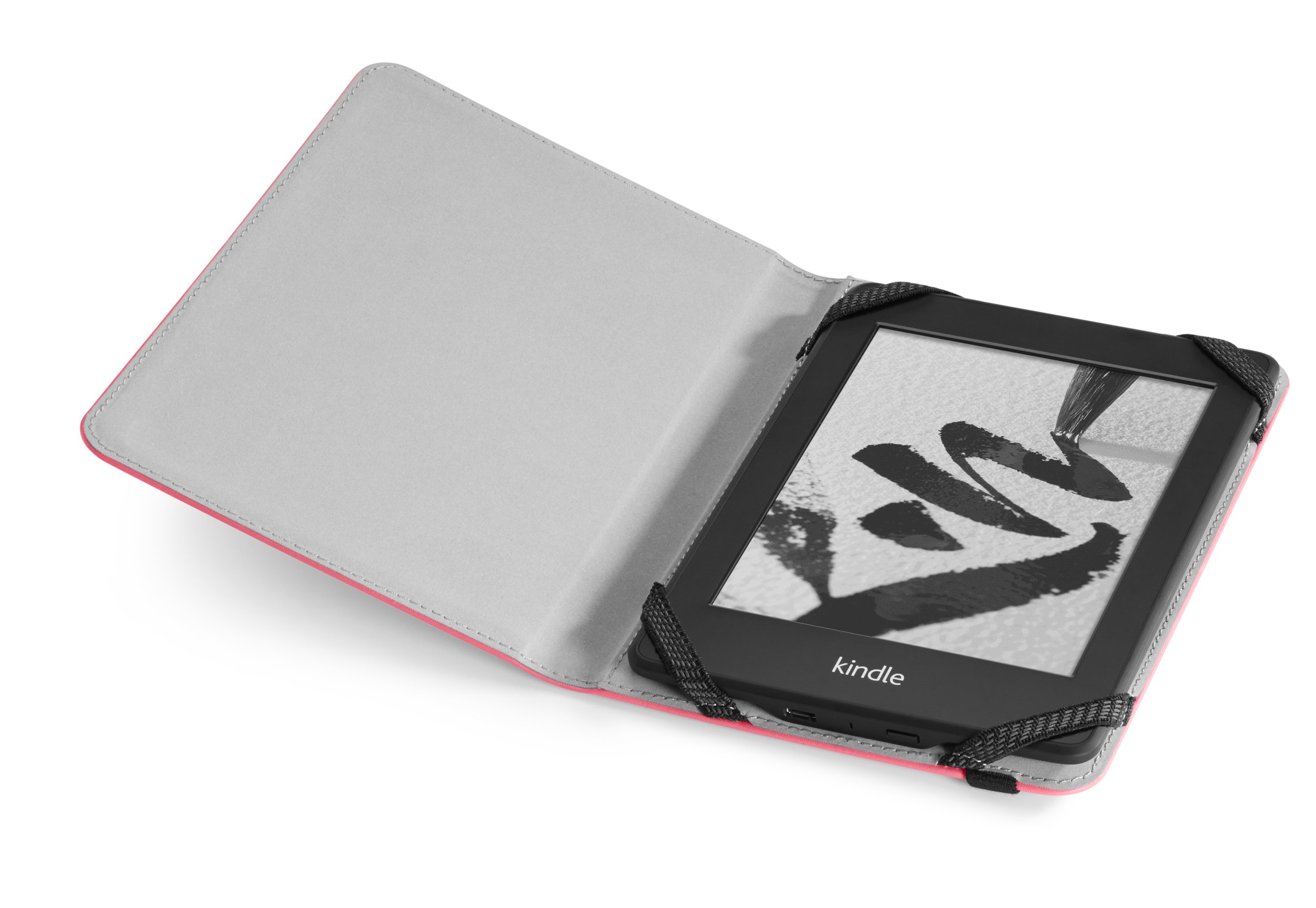 NuPro Lightweight Durable Slim Folio Cover for Kindle & Kindle Paperwhite - Pink Protective Case | Perfect for Reading, Travel & Daily Use