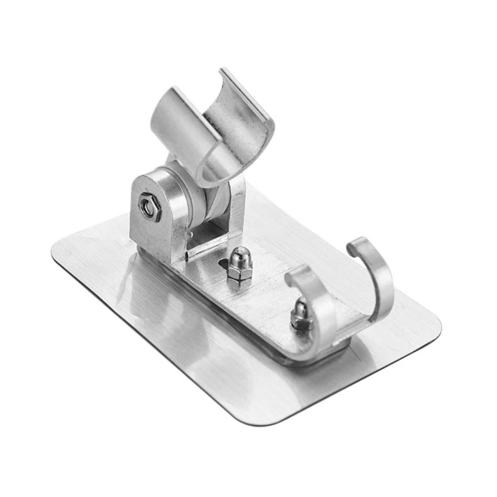 JMUNG Adjustable Hand Shower Holder - Aluminum Wall Mount Bracket for Bathroom, No Punch Installation, Universal Shower Head Mount (Color A) - Perfect for Bathroom Renovation, Accessible Showering & Space-Saving Solutions