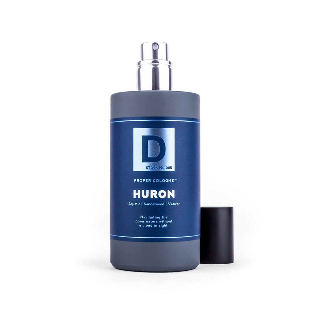 Duke Cannon Huron Proper Cologne for Men - Premium Long Lasting Fragrance for Everyday Wear & Special Occasions